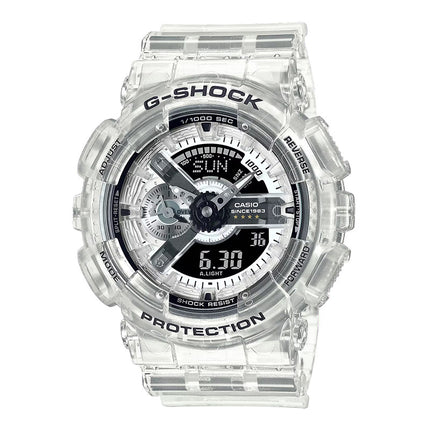 Casio G-Shock GA-114RX-7ADR 40th Anniversary Clear Remix Digital Analog Transparent Band