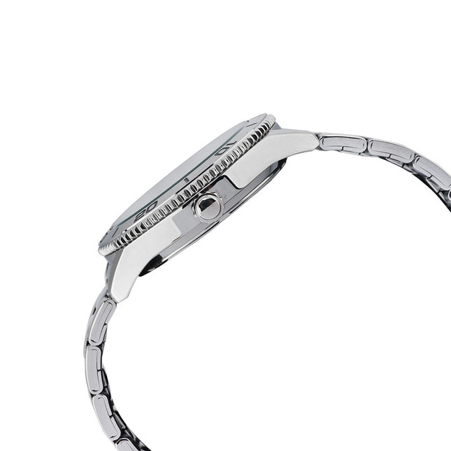 Alba Active AS9T15X1 Men Black Patterned Dial Stainless Steel Strap