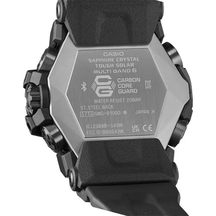 Casio G-Shock Mudmaster GWG-B1000EC-1ADR Master Of G Emergency Color Series Resin Band