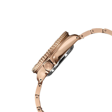 Seiko 5 Sports SRPE72K1 Street Style Rose Gold Dial Rose Gold Stainless Steel Strap