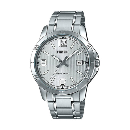 Casio General MTP-V004D-7B2UDF Men Silver Dial Stainless Steel Band