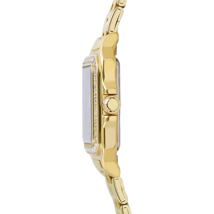 Alba Fashion AH7FE4X1 Ladies Analog Green Dial Gold Stainless Steel Strap