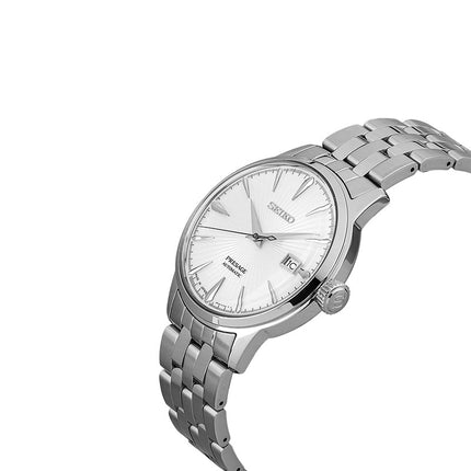 Seiko Presage SRPG23J1 Cocktail Time Martini Automatic Beige Dial Stainless Steel Strap