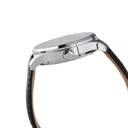 Citizen NH8350-08E Automatic Men Elegant Black Dial Black Leather Strap