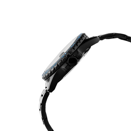 Alba Active AS9N27X1 Men Blue Dial Black Stainless Steel Strap