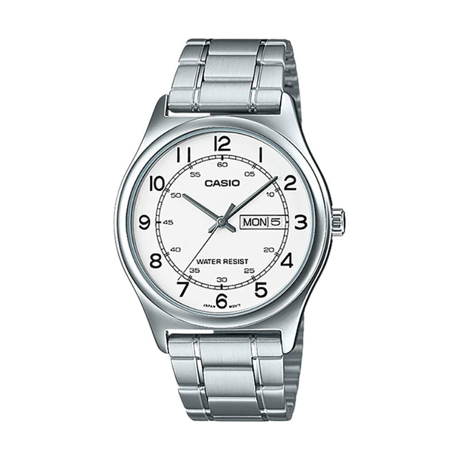 Casio General MTP-V006D-7B2UDF Men White Dial Stainless Steel Band
