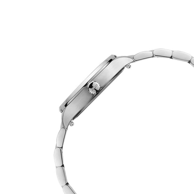 MIDO Multifort TV 28 M049.110.11.263.00 Ladies Ivory Dial Stainless Steel Strap