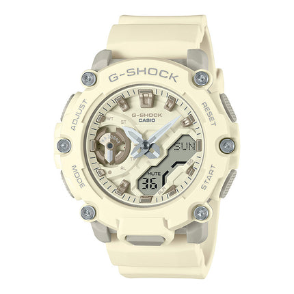 Casio G-Shock GMA-S2200-7ADR Beige Digital Analog Dial Beige Resin Band