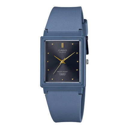Casio General MQ-38UC-2A2DF Pop Black Dial Matte Light Blue Resin Band