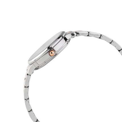 Alba Fashion ARX145X1 Ladies Silver White Dial Dual Tone Stainless Steel Strap
