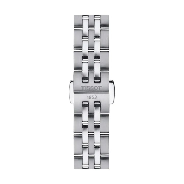 TISSOT Tradition 5.5 T063.009.11.058.00 Ladies Black Dial Stainless Steel Strap