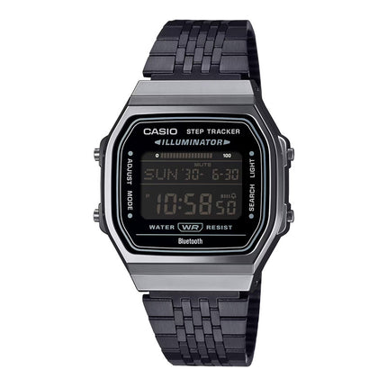 Casio General ABL-100WEGG-1BDF Vintage Digital Dial Black Stainless Steel Band
