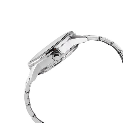 Alba Mechanical AL4599X1 Automatic Men Silver White Dial Stainless Steel Strap