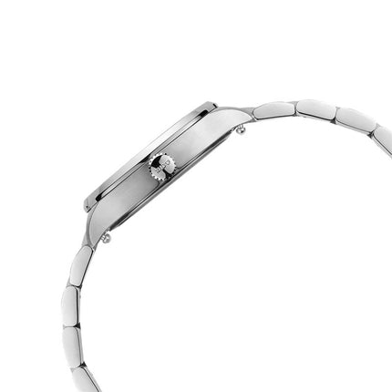 MIDO Multifort TV 28 M049.110.11.116.00 Ladies White Mother Of Pearl Dial Stainless Steel Strap