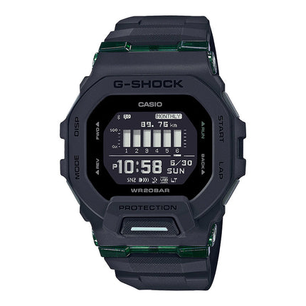Casio G-Shock G-Squad GBD-200UU-1DR Black Digital Dial Black Resin Band