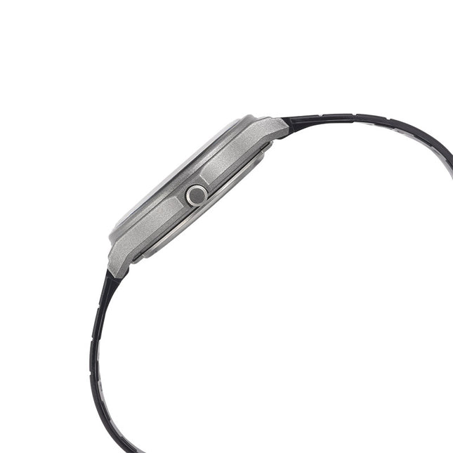 Casio Standard MQ-24S-8BDF Pop Grey Dial Grey Transparent Resin Band