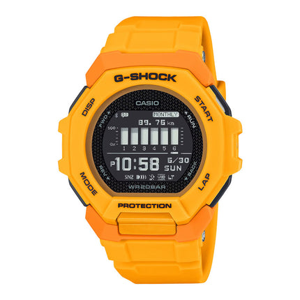 Casio G-Shock GBD-300-9DR G-Squad Digital Dial Yellow Resin Band