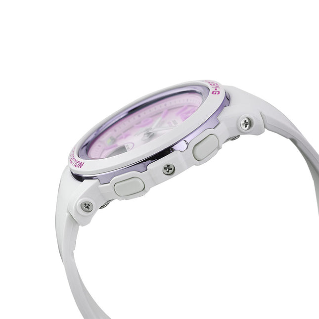 Casio Baby-G BGA-290US-6ADR Sea Elements Series Digital Analog Purple Dial White Resin Band