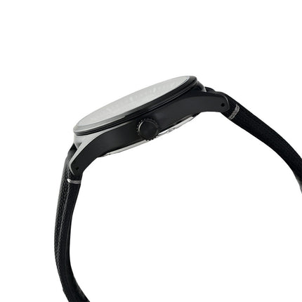 Seiko SUR571P1 Discover More Black Dial Black Nylon Strap