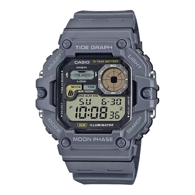 Casio General WS-1700H-8AVDF Men Illuminator Digital Dial Grey Resin Band