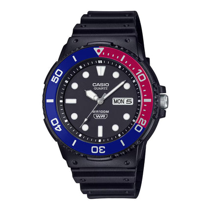 Casio General MRW-230H-1E2VDF Black Dial Black Resin Band