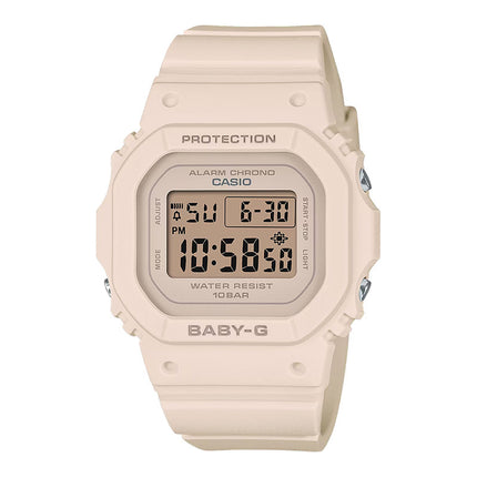 Casio Baby-G BGD-565U-4DR Digital Dial Pink Beige Resin Band