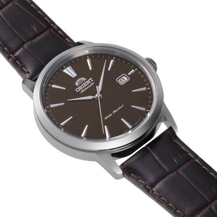 Orient Contemporary RA-AC0F17Y European Exclusive Men Automatic Brown Dial Brown Leather Strap