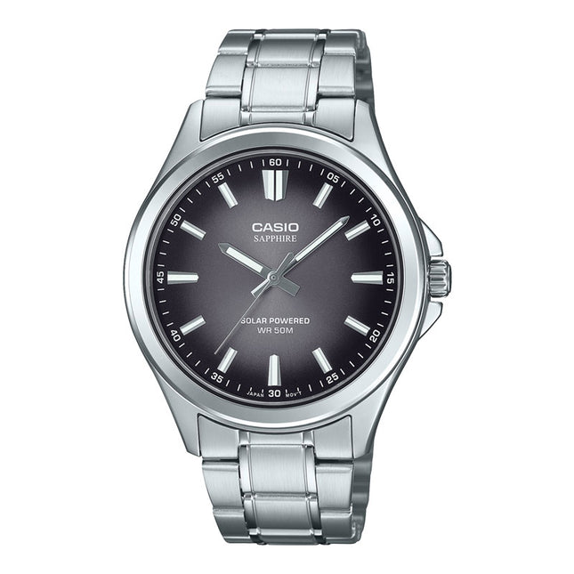 Casio General MTS-RS100D-1AVDF Men Black Dial Stainless Steel Band
