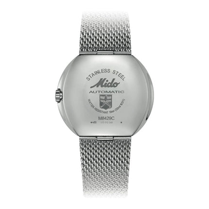 MIDO Commander M8429.4.25.11 1959 Datoday Automatic Turquoise Dial Mesh Strap