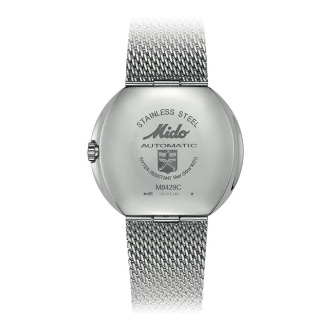 MIDO Commander M8429.4.25.11 1959 Datoday Automatic Turquoise Dial Mesh Strap