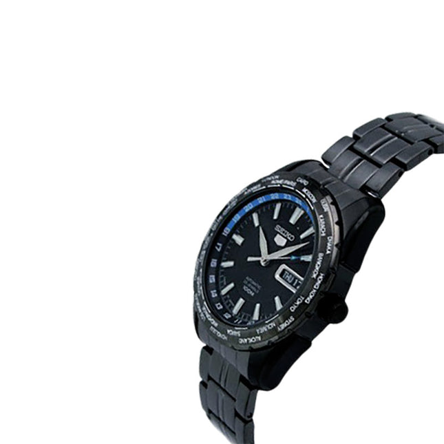 Seiko 5 Sports SNZG57K1 Automatic Black Dial Black Stainless Steel Strap