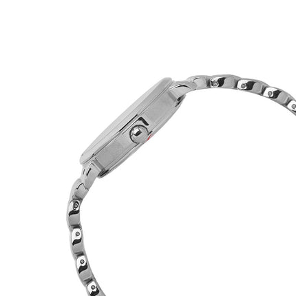 Alba Fashion AH7DT3X1 Ladies Black Dial Stainless Steel Strap
