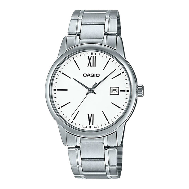 Casio General MTP-V002D-7B3UDF Men White Dial Stainless Steel Band
