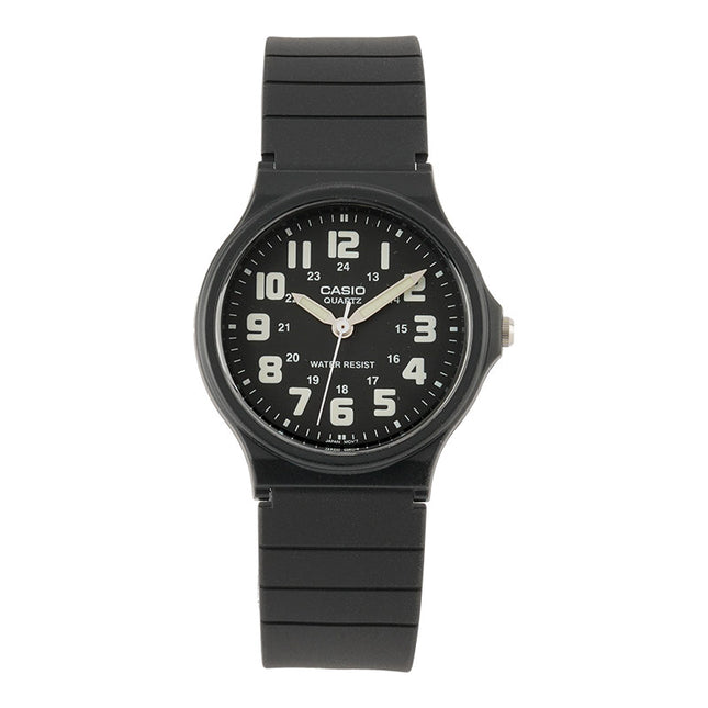 Casio General MQ-71-1BDF Black Dial Black Resin Band