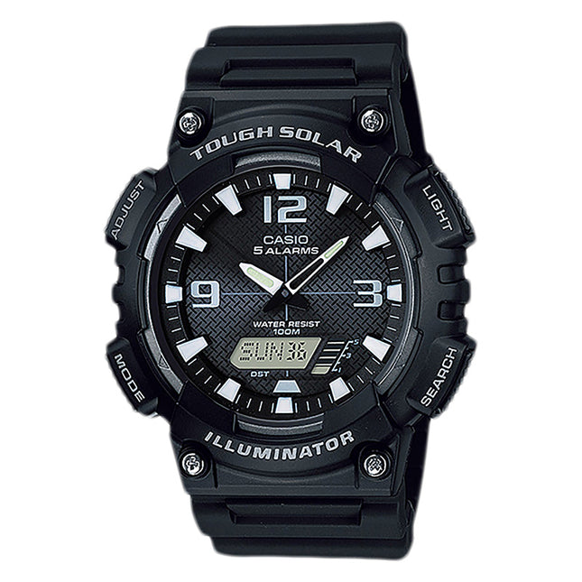 Casio General AQ-S810W-1AVDF Water Resistant 100M Digital Dial Black Resin Band