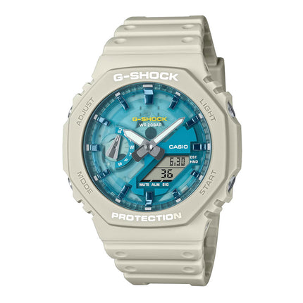 Casio G-Shock GA-2100AS-5ADR CasiOak Oasis Of Day And Night Series Beige Resin Band