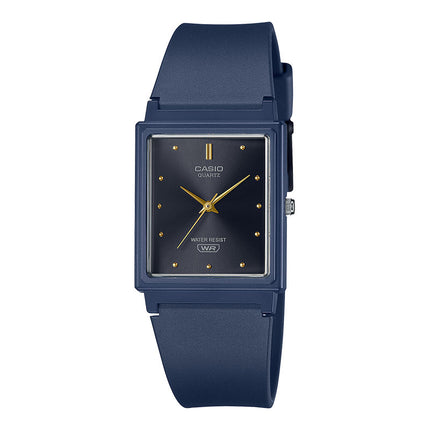 Casio General MQ-38UC-2A1DF Pop Black Dial Matte Blue Resin Band