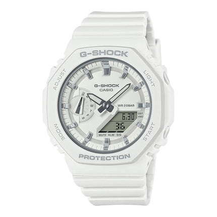 Casio G-Shock X ITZY GMA-S2100-7ADR Basic Collection CasiOak White Digital Analog Dial Resin Band
