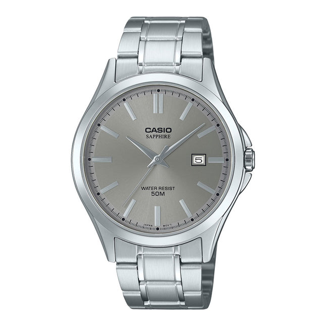 Casio General MTS-115D-8AVDF Men Grey Dial Stainless Steel Band