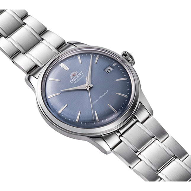 Orient Classic RA-AC0M10L Bambino 38 Automatic Light Blue Dial Metal Strap