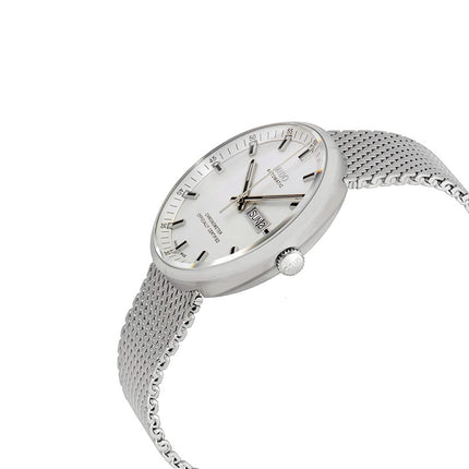 MIDO Commander II M031.631.11.031.00 Chronometer Automatic Silver Dial Stainless Steel Strap