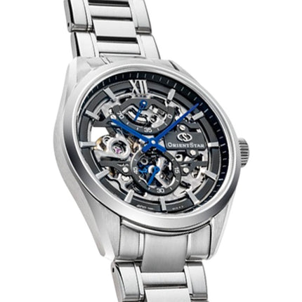 Orient Star RE-AZ0101N Mechanical Contemporary M34 F8 Skeleton Dial Stainless Steel Strap