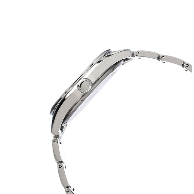 Seiko Classic SUR369P1 Discover More Silver Dial Titanium Strap
