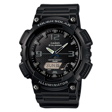 Casio General AQ-S810W-1A2VDF Tough Solar Digital Analog Dial Black Resin Band