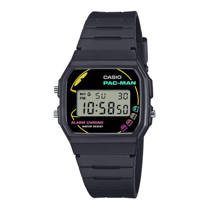 Casio General F-91WPC-1ADR PAC-MAN Collaboration Digital Dial Black Resin Band