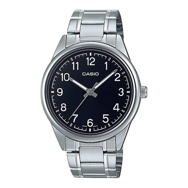Casio General MTP-V005D-1B4UDF Men Black Dial Stainless Steel Band