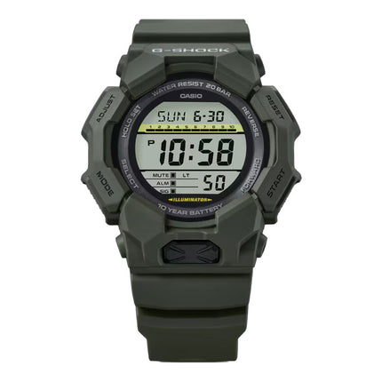 Casio G-Shock GD-010-3DR New Rugged Basic Digital Dial Green Resin Band
