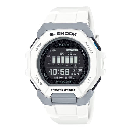 Casio G-Shock GBD-300-7DR G-Squad Digital Dial White Resin Band