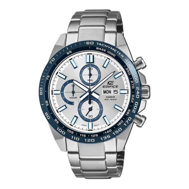 Casio Edifice EFR-574DE-7AVUDF Chronograph Silver Dial Stainless Steel Band