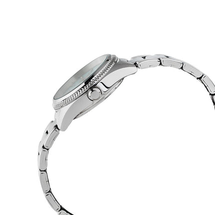 Alba Prestige AH7CL7X1 Ladies Light Blue Patterned Dial Stainless Steel Strap